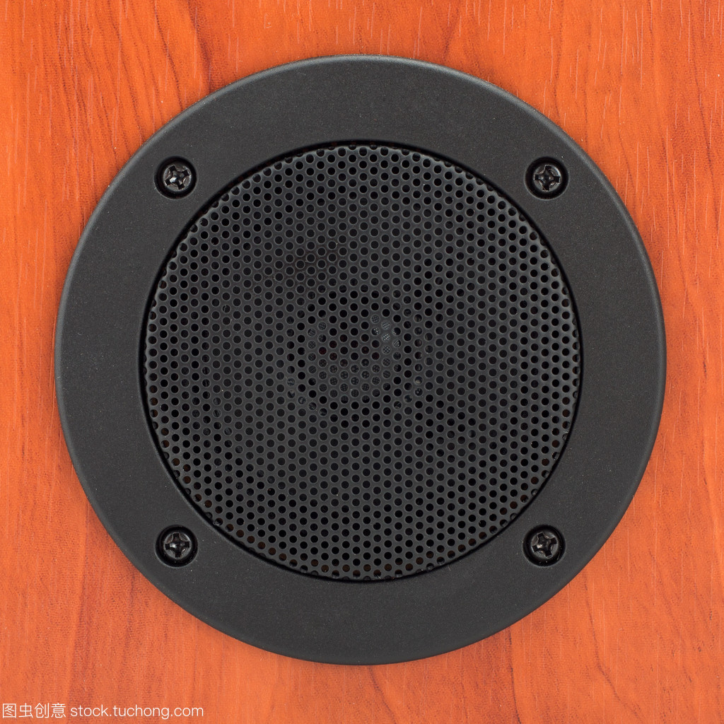 圆黑色扬声器