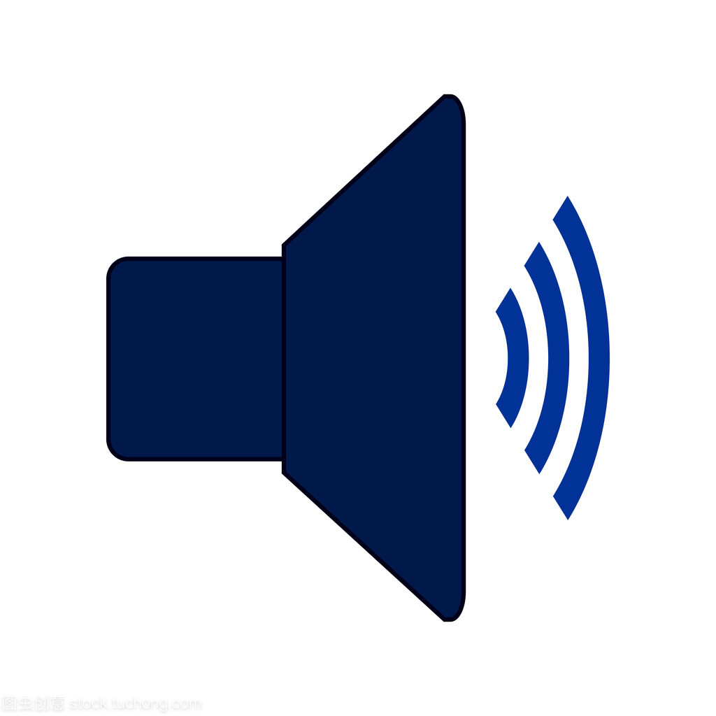 扬声器音量符号图标