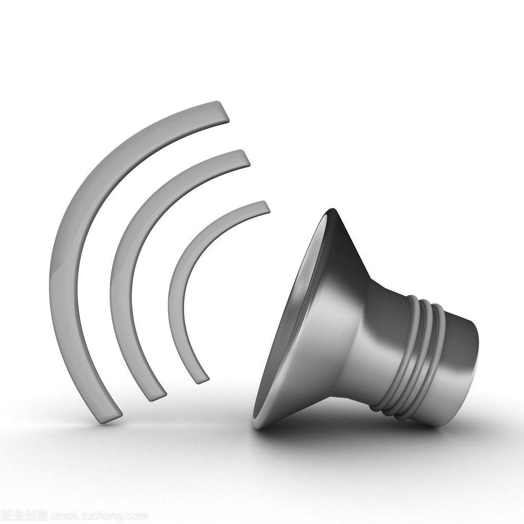 多彩的扬声器图标