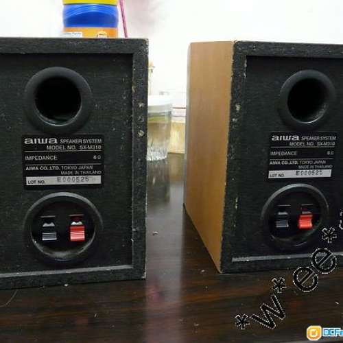 aiwa 爱华书架喇叭 靓声扬声器一对